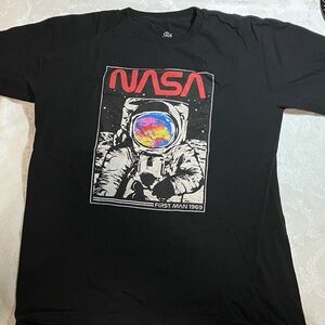 Kid Dangerous Black NASA Astronaut Tee